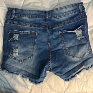 Denim Shorts Size M. Waist: 28 inches